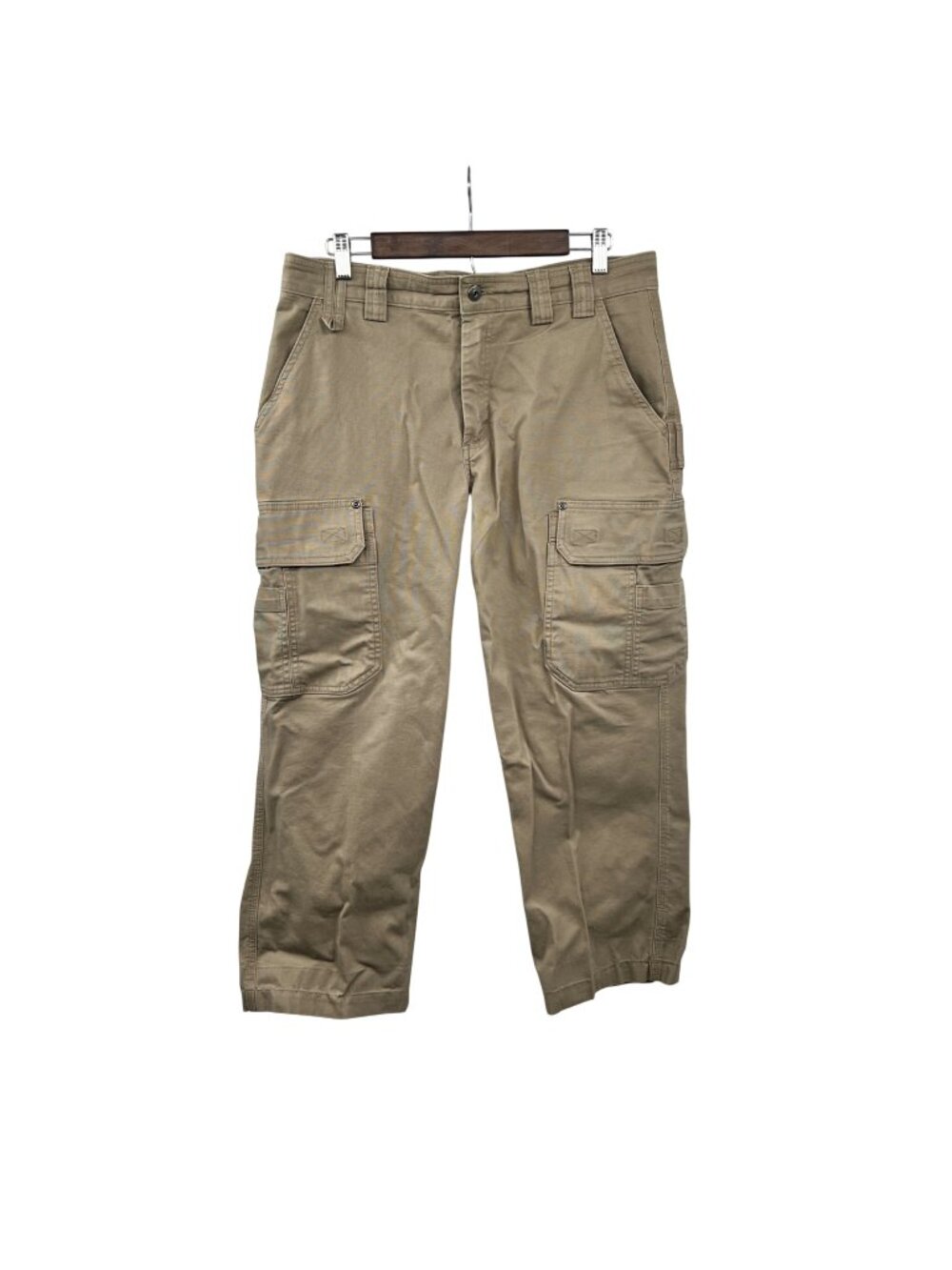 Duluth Trading Co Flex Fire Hose Mens Cargo Pant Khaki Size 34x28